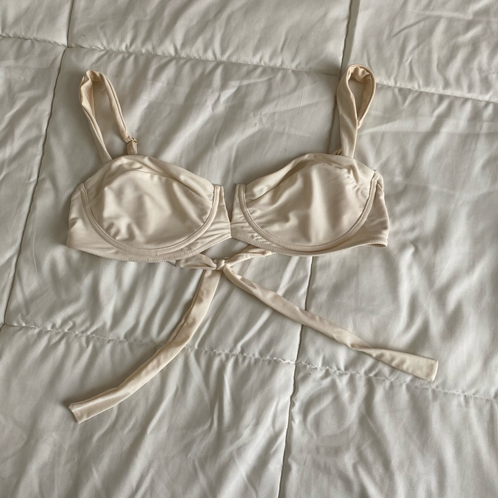 Monday swimwear ivory bikini top